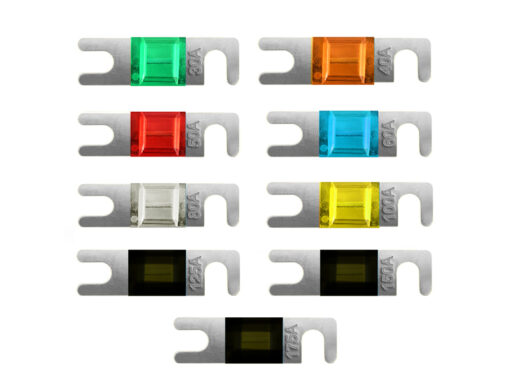 3-Pack Mini ANL 125A Fuses (MANL / AFS) For Car & Marine Audio Systems