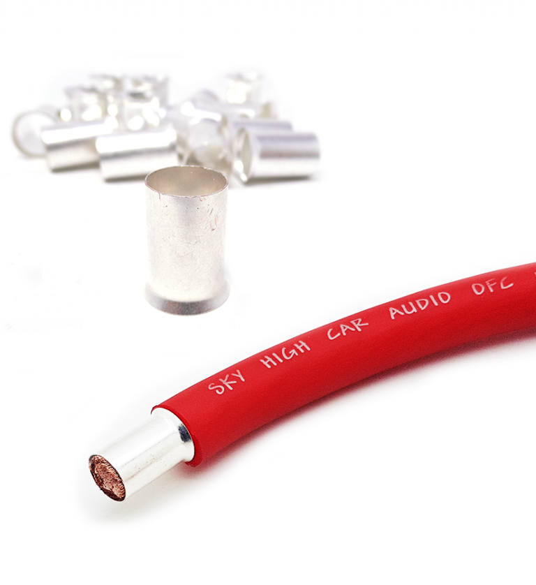Sky High Car Audio 1/0 Wire Ferrules BladeICE