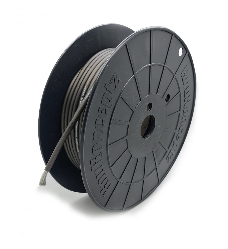 KnuKonceptz OFC Lautsprecherkabel 10 AWG - 30 M, 462-adrig, Ultraflexibel, Blau/schwarz