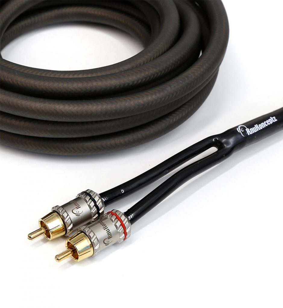 KnuKonceptz Krystal Kable 2 Channel Twisted Pair RCA Cable BladeICE