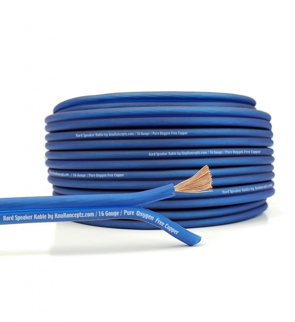 Knukonceptz Kord Ultra Flex 16 Gauge Speaker Wire BladeICE